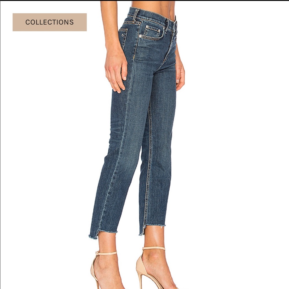 NEW • Rag & Bone • Ryan Stovepipe 10” Jeans Blue - Picture 2 of 8